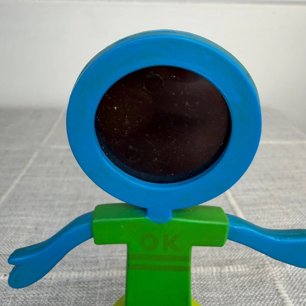 90's CBS Designs 1999 Vintage Flexo Buddies‎ Man Boy Photo Frame Bendable Figure